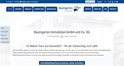 Desktop Screenshot of baumgarten-immobilien.de